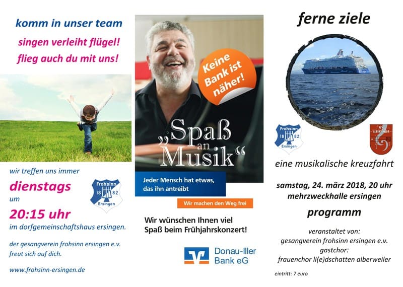 Programm Fühjahrskonzert Seite 1